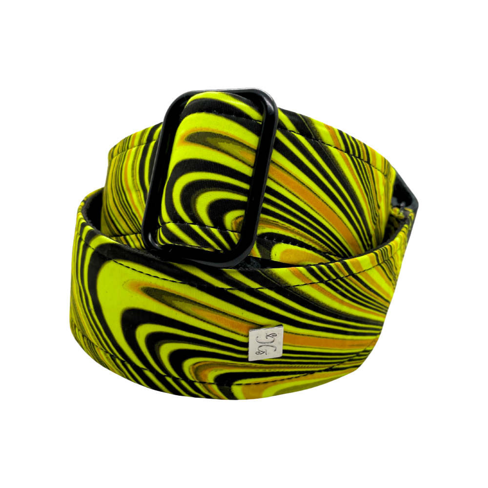 Get’m Get’m ゲットムゲットム Good Vibes Guitar Strap Groovy Neon Yellow ギターストラップ サブ画像