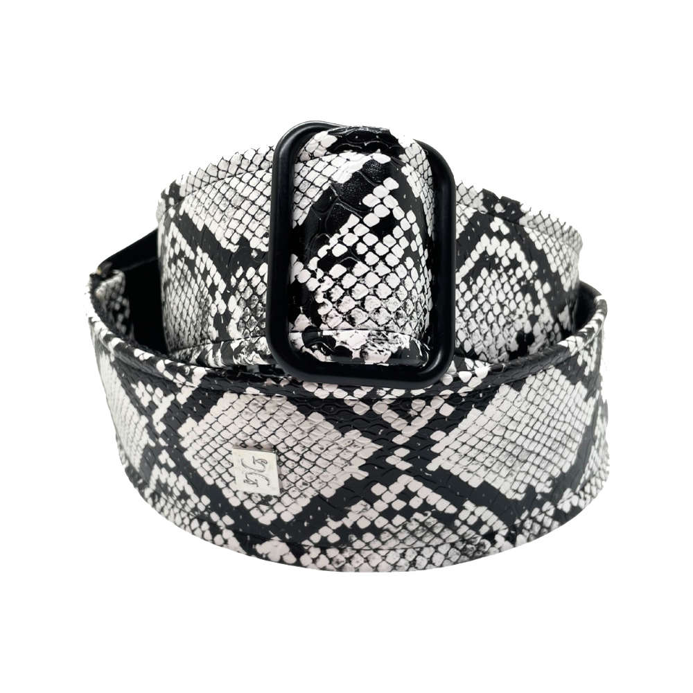 Get’m Get’m ゲットムゲットム Electric Snake Guitar Strap White Snake ギターストラップ サブ画像