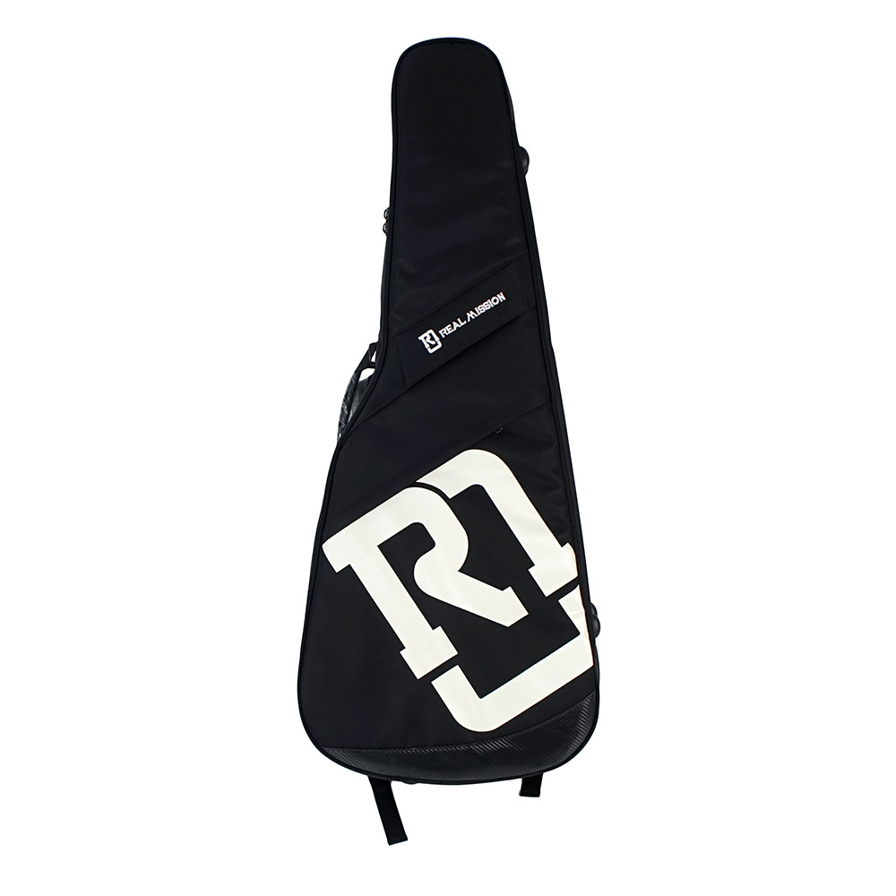 【訳あり】 REAL MISSION Venus D Black 防水 アコースティックギターケース アウトレット