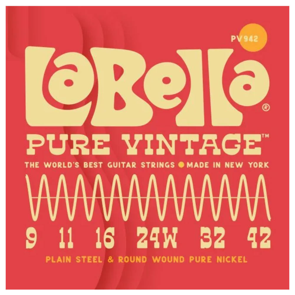 La Bella ラベラ PV942 9-42 Pure Vintage エレキギター弦