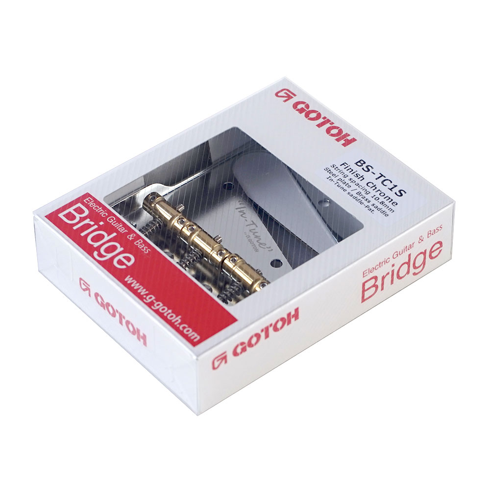 ゴトー GOTOH BS-TC1S-C TLタイプ用ブリッジ クローム 全体