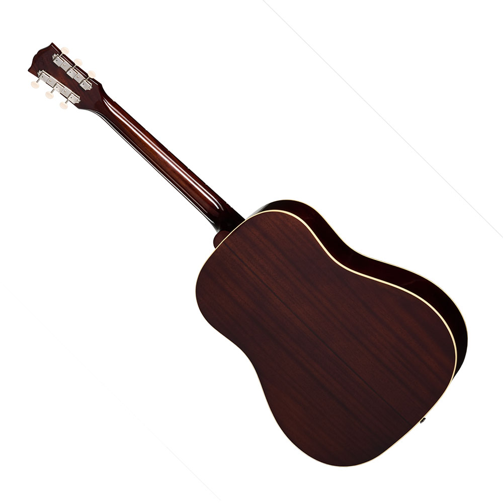 Epiphone Inspired By Gibson Custom Tamio Okuda J-45 Washed Vintage Sunburst エレクトリックアコースティックギター 全体、背面