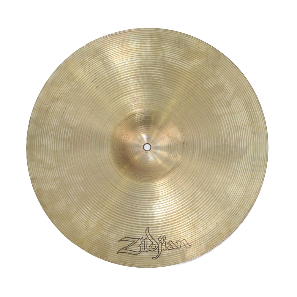 【中古】 クラッシュシンバル ジルジャン ZILDJIAN A Zildjian ROCK CRASH 18インチ 70s〜80s ビンテージシンバル 裏面