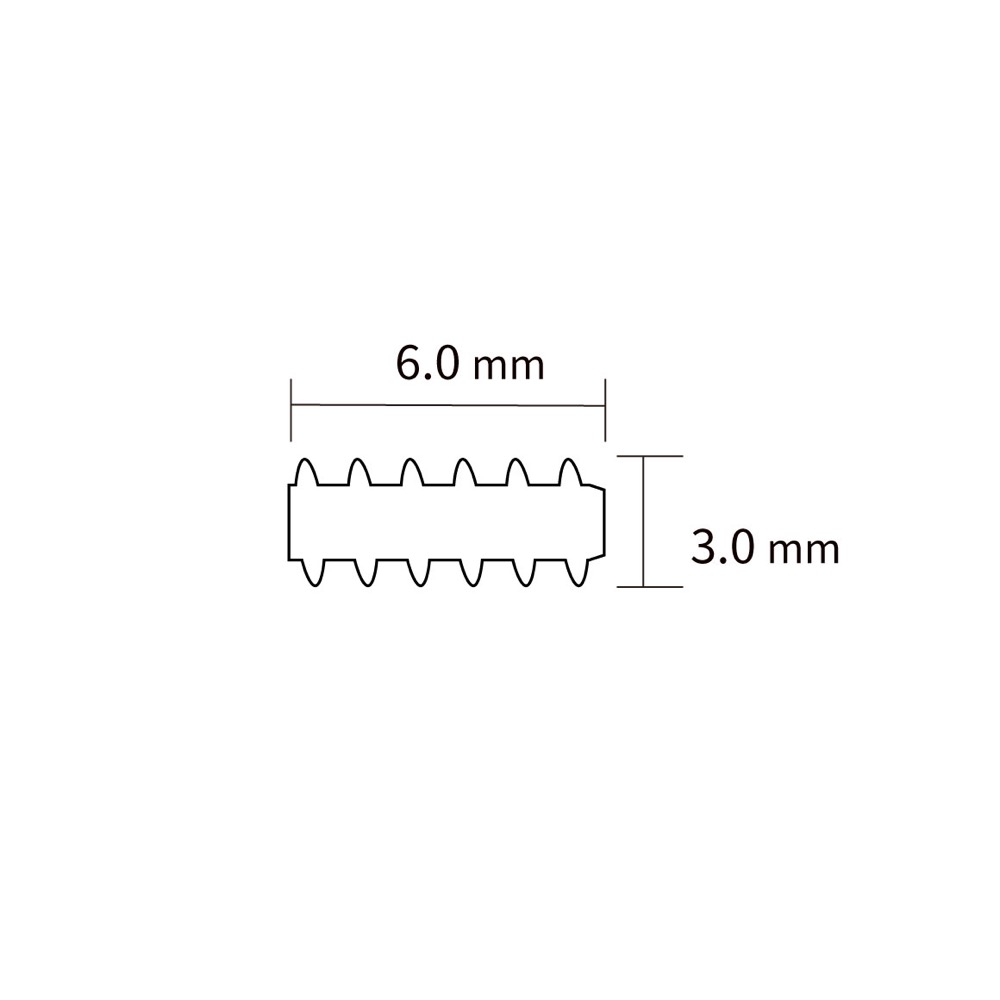 スカッド SCUD ST-SSM6H ミリ ニッケル サドル イモネジ 1.5mmレンチ対応 寸法図