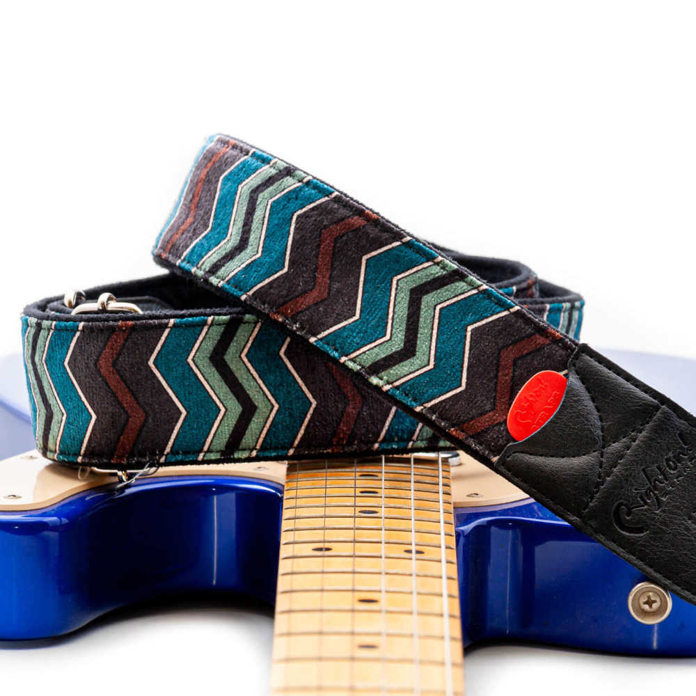 Righton! STRAPS ライトオンストラップ ZIGGY Blue ギターストラップ サブ画像3