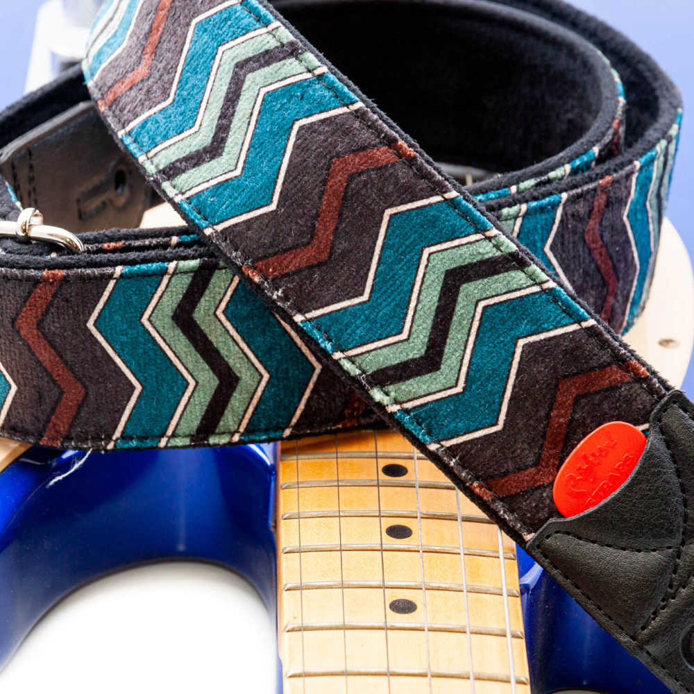 Righton! STRAPS ライトオンストラップ ZIGGY Blue ギターストラップ サブ画像5