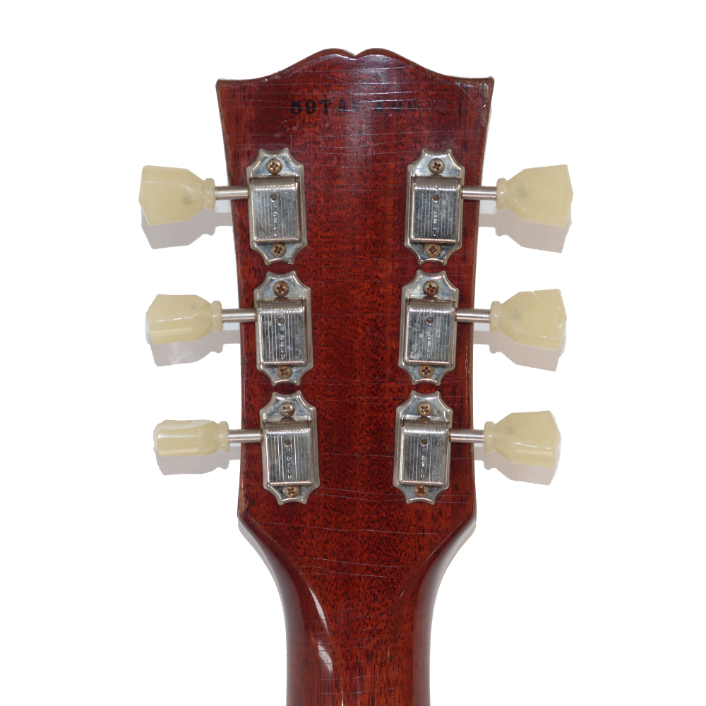 【中古】 エレキギター Gibson Custom Shop Tak Matsumoto 1959 Les Paul Aged 2016年製 3.88kg Tak Matsumoto Burst B’z 松本孝弘氏シグネイチャーモデル ギブソン レスポール ヘッド裏