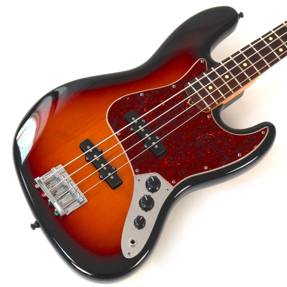 【中古】Fender フェンダー American Standard Jazz Bass 3-Color Sunburst エレキベース トップ