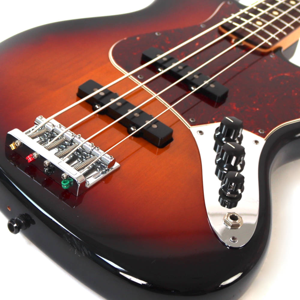 【中古】Fender フェンダー American Standard Jazz Bass 3-Color Sunburst エレキベース ブリッジ、ピックアップ、コントロール