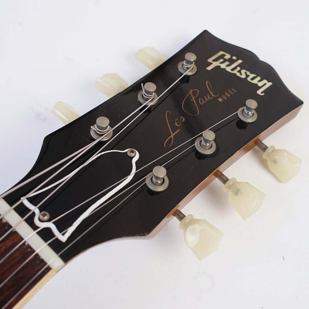 【中古】 エレキギター Gibson Custom Shop Historic Collection 1959 Les Paul Reissue Lemon Burst 2013年製 Mod. Grey Tigerコンデンサー装着済 3.98kg ギブソン レスポール ヘッド