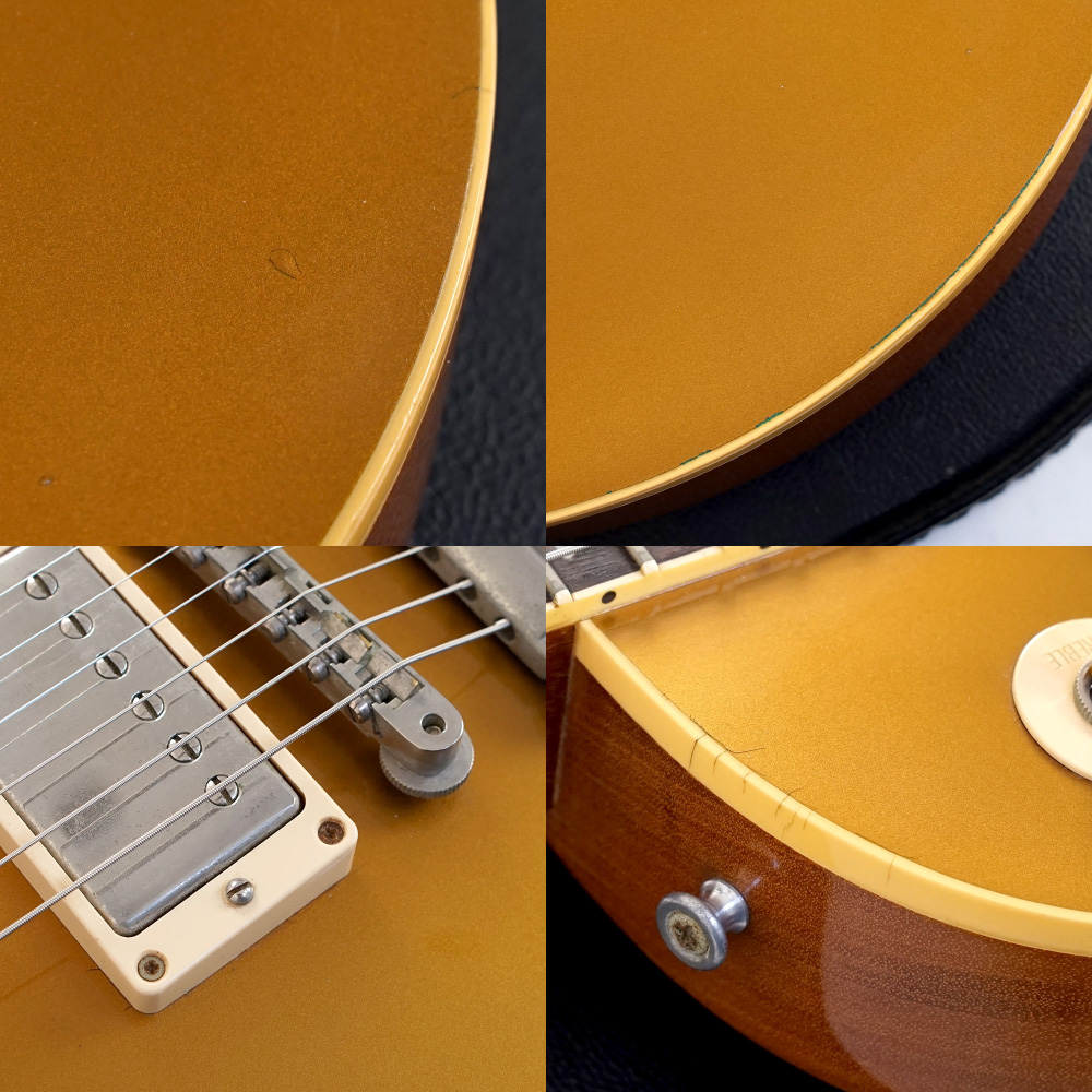 【中古】 エレキギター Gibson Custom Shop Historic Collection 1957 Les Paul Reissue Gold Top 1999年製 ギブソン レスポール ゴールドトップ 傷、クラックなど