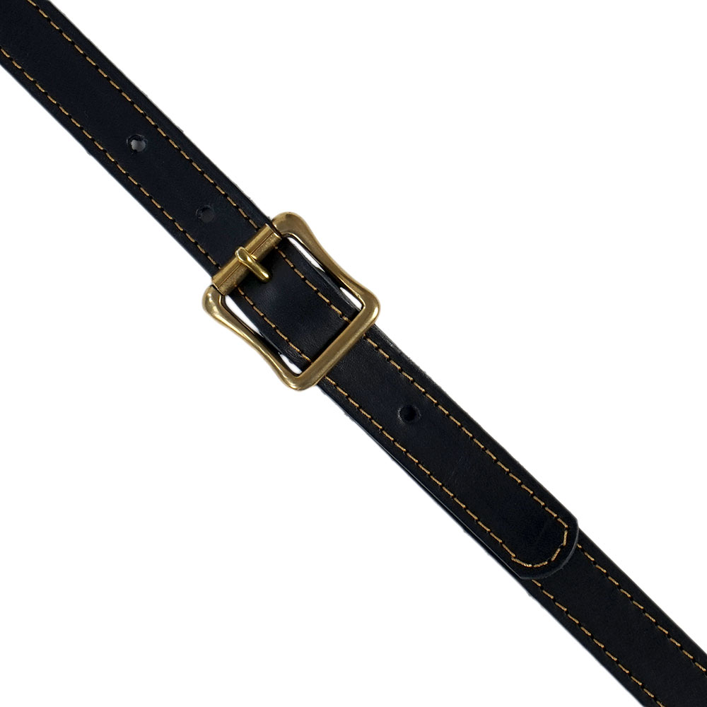 SCHECTER シェクター RB-1350 BK 革製ギターストラップ 調整部