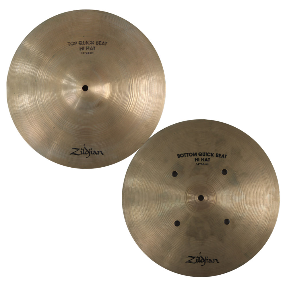 【中古】 ハイハットシンバル ジルジャン ZILDJIAN A Zildjian QUICK BEAT HIHAT 14インチ ペア
