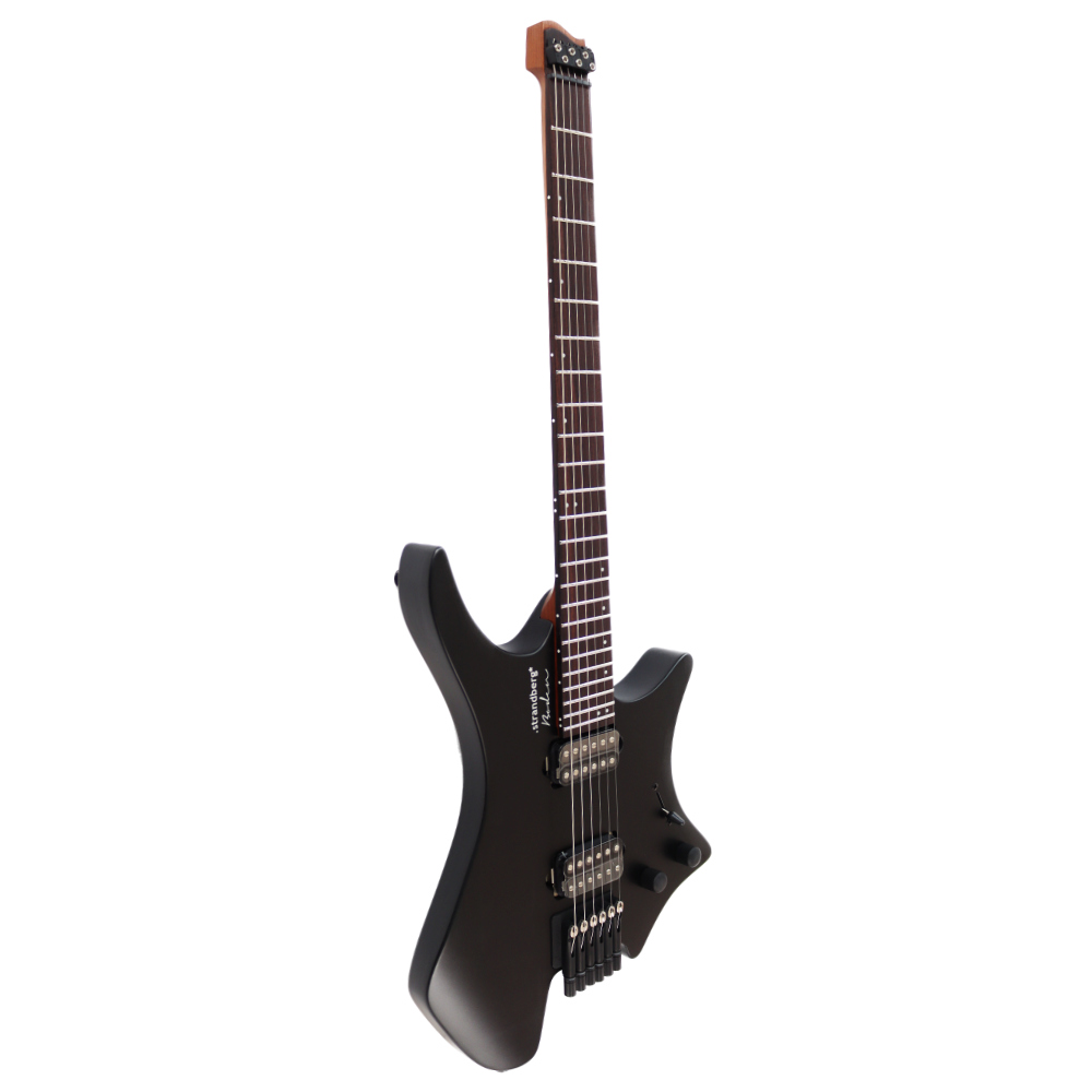エレキギター strandberg BODEN ESSENTIAL 6 Black Granite ストランドバーグ ボーデン エッセンシャル 本体画像 横 