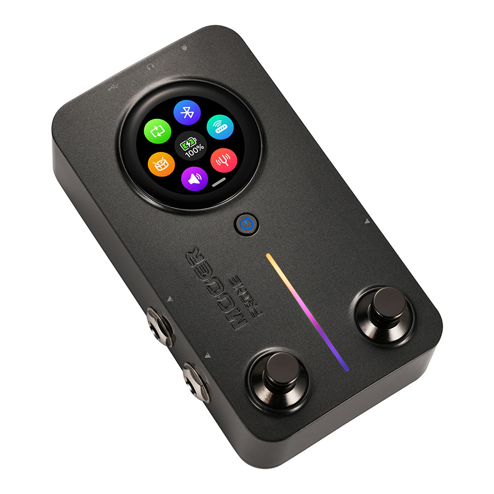 Mooer ムーアー Prime M2 Space Gray マルチエフェクター ギターエフェクター 全体