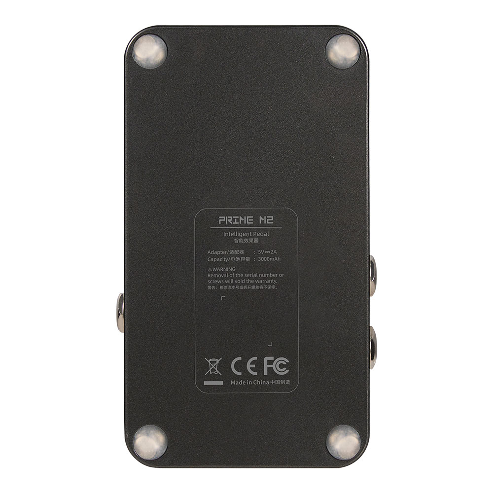 Mooer ムーアー Prime M2 Space Gray マルチエフェクター ギターエフェクター 裏面