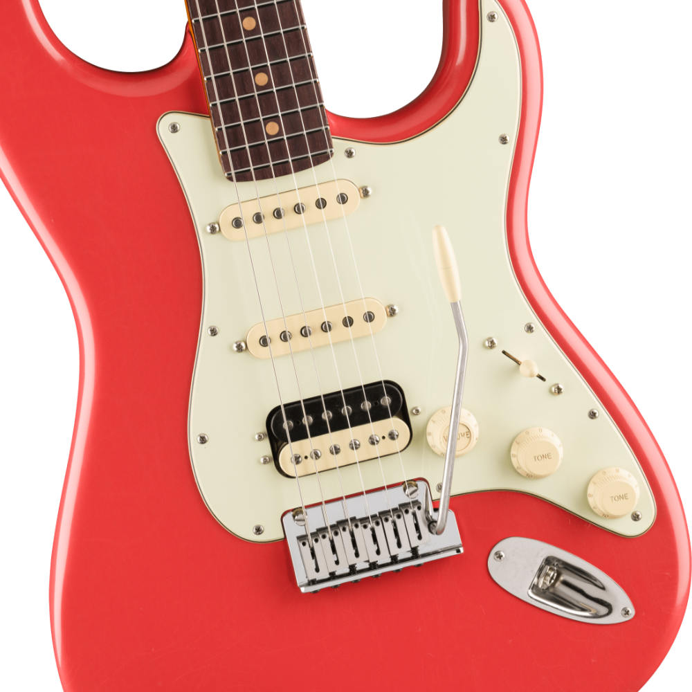 Fender フェンダー American Ultra Luxe Vintage ’60s Stratocaster HSS RW FRD エレキギター ストラトキャスター ボディアップ画像