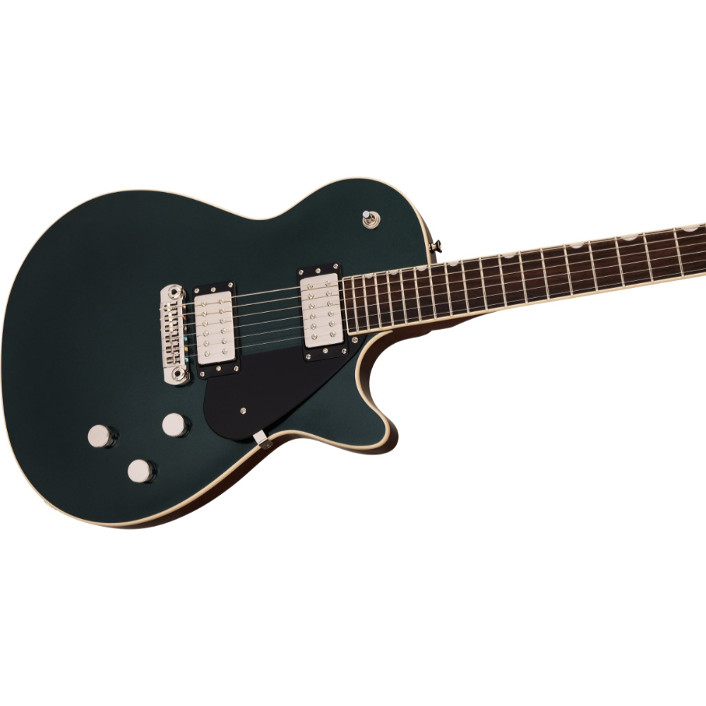 GRETSCH グレッチ Electromatic Jet Cadillac Green エレキギター ボディ斜めアングル画像