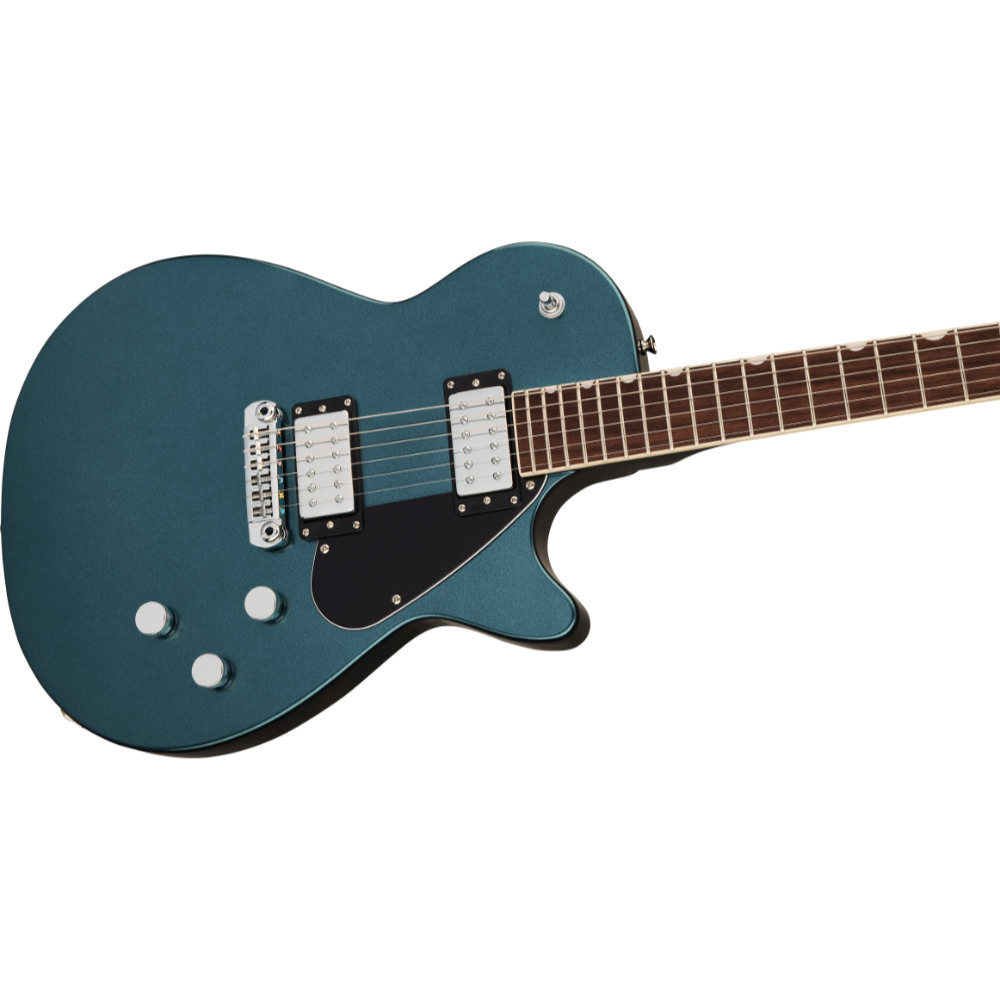 GRETSCH グレッチ Electromatic Jet Club Druid Green エレキギター ボディ斜めアングル画像