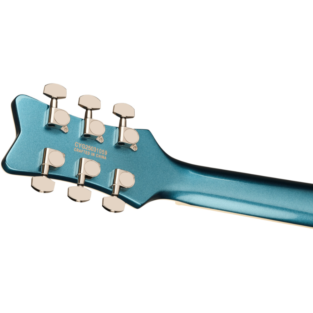 GRETSCH グレッチ Electromatic Jet Club Riviera Blue エレキギター ヘッドバック画像