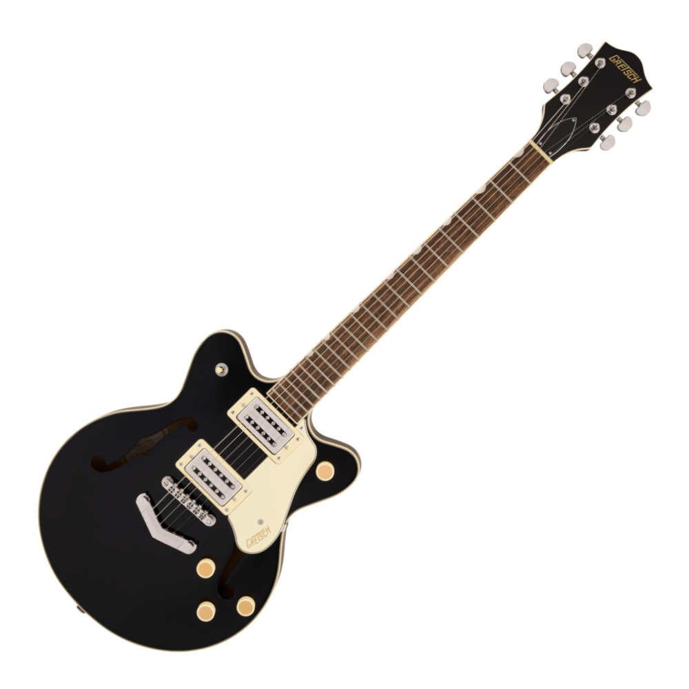 GRETSCH グレッチ G2655 Streamliner Center Block Jr. Double-Cut with V-Stoptail BLK エレキギター セミアコースティックギター