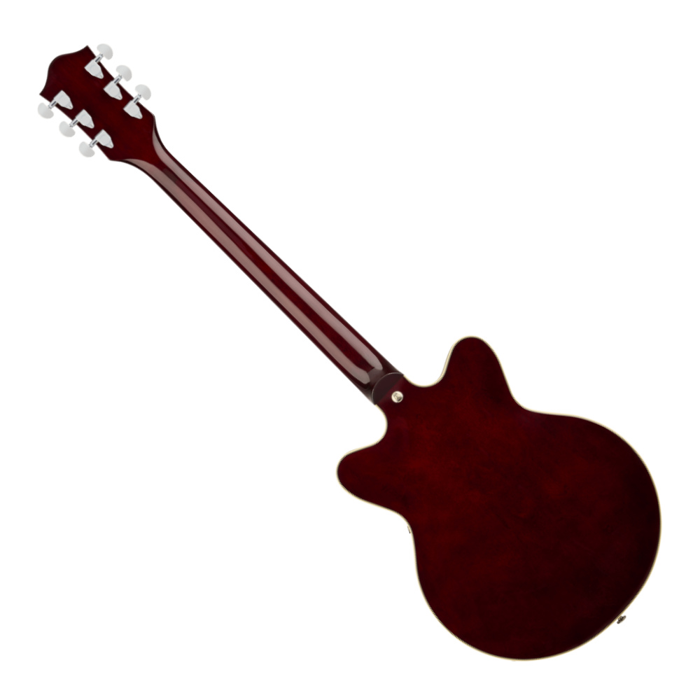 GRETSCH グレッチ G2655 Streamliner Center Block Jr. Double-Cut with V-Stoptail BLK エレキギター セミアコースティックギター バック画像