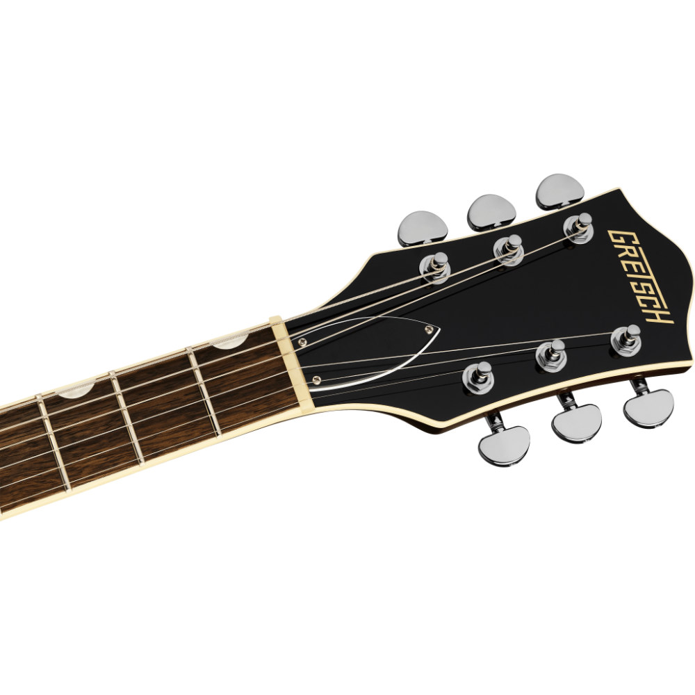 GRETSCH グレッチ G2655 Streamliner Center Block Jr. Double-Cut with V-Stoptail BLK エレキギター セミアコースティックギター ヘッド画像