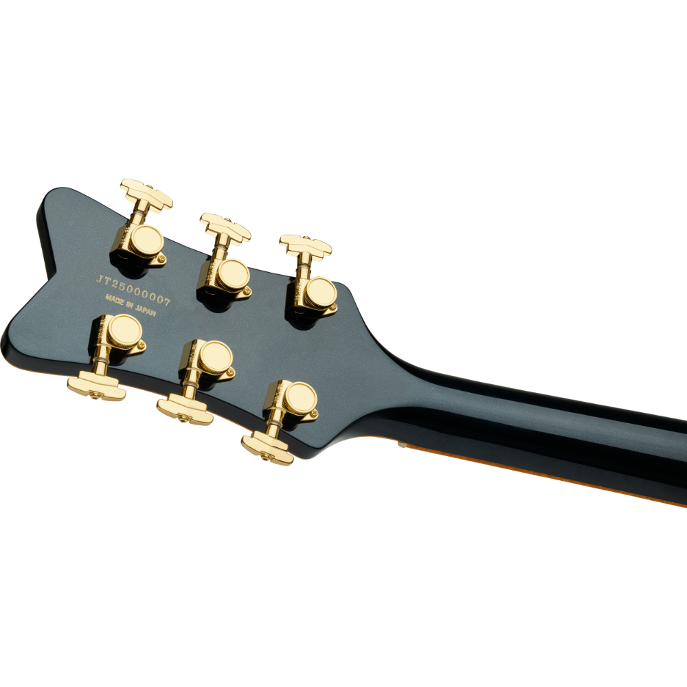 GRETSCH グレッチ Falcon Center Block LTD with String-Thru Bigsby and Gold Hardware Ebony Fingerboard Midnight Sapphire エレキギター ヘッド裏