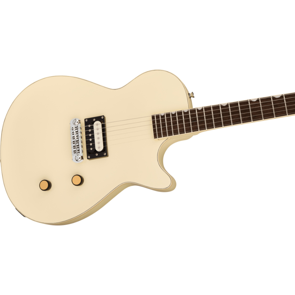 GRETSCH グレッチ Streamliner Jet 1 Pickup Vintage White エレキギター ボディ斜めアングル画像