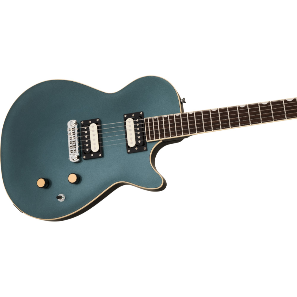 GRETSCH グレッチ Streamliner Jet Gunmetal エレキギター ボディ斜めアングル画像