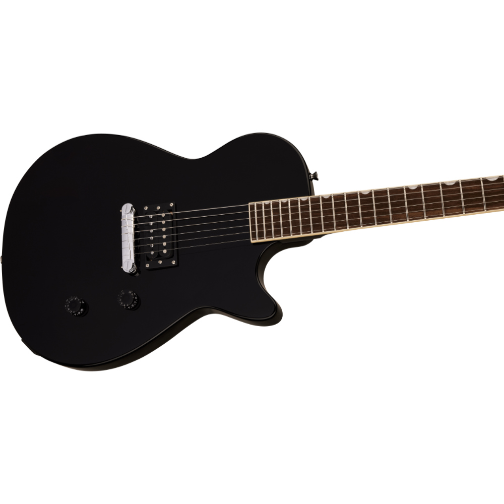 GRETSCH グレッチ Streamliner Jet Club 1 Pickup Jet Black エレキギター ボディ斜めアングル画像