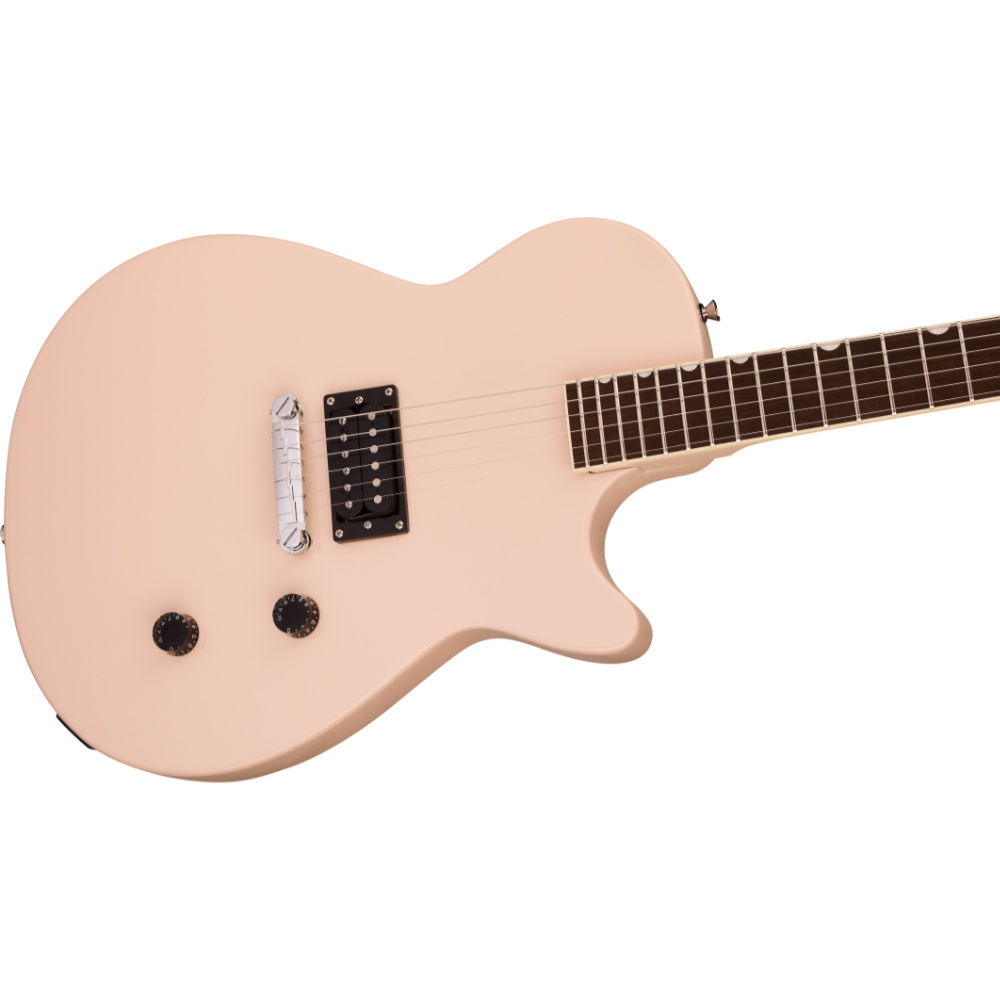 GRETSCH グレッチ Streamliner Jet Club 1 Pickup Shell Pink エレキギター ボディ斜めアングル画像