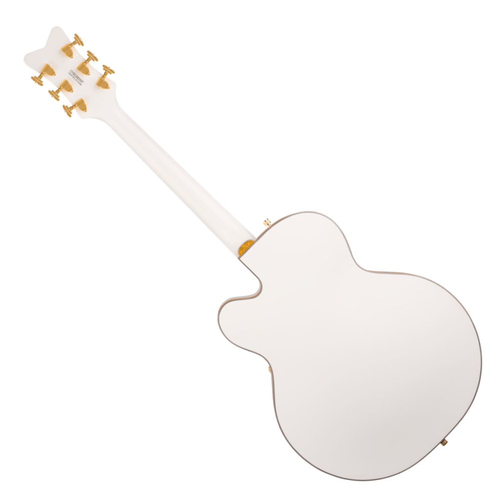 GRETSCH グレッチ Synchromatic Falcon Hollow Body Single-Cut with Bigsby Snowcrest Whitek エレキギター バック画像