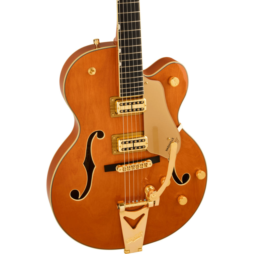 GRETSCH グレッチ Synchromatic Nashville Hollow Body Single-Cut with Bigsby 50’s Orange Stain エレキギター ボディ画像