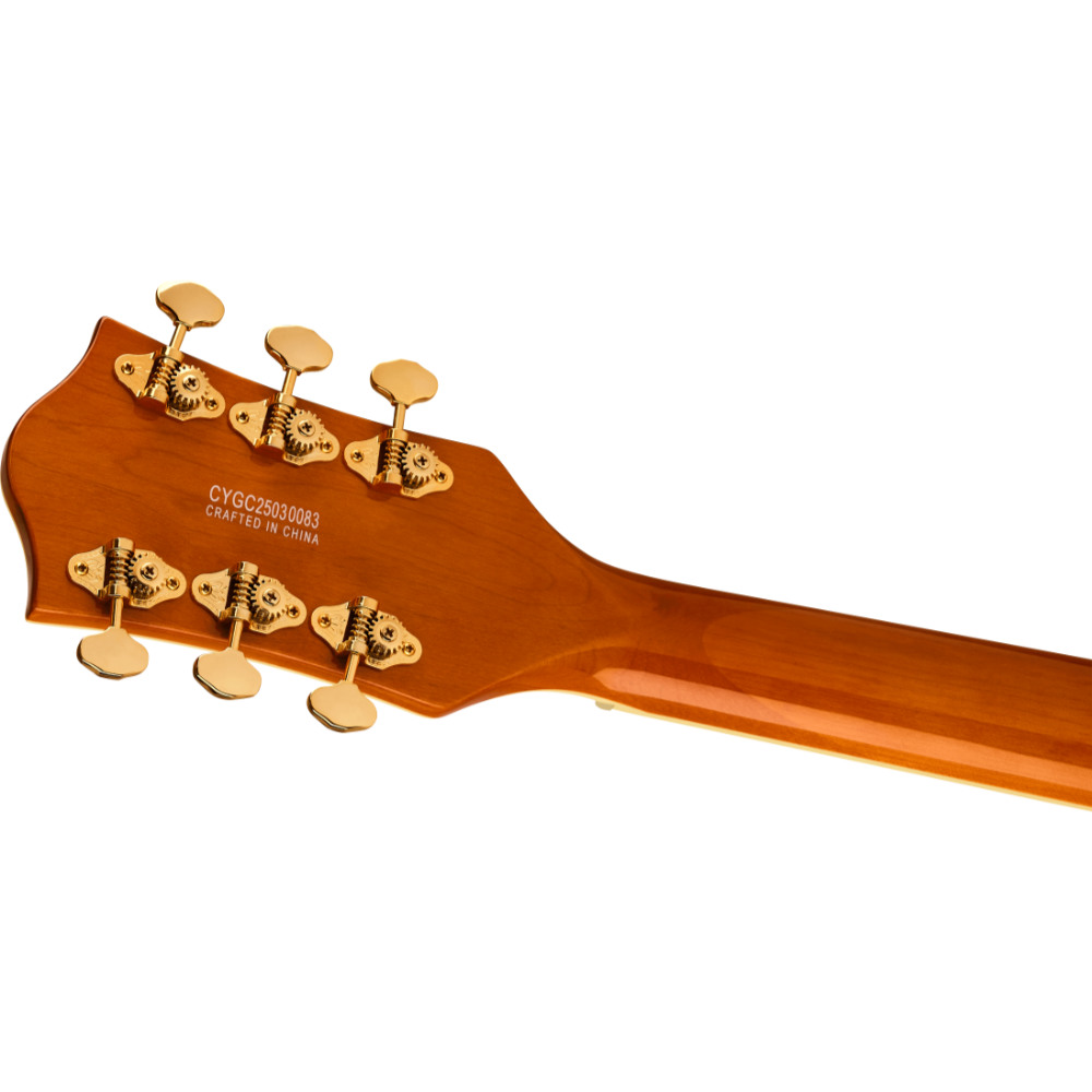 GRETSCH グレッチ Synchromatic Nashville Hollow Body Single-Cut with Bigsby 50’s Orange Stain エレキギター ヘッドバック画像