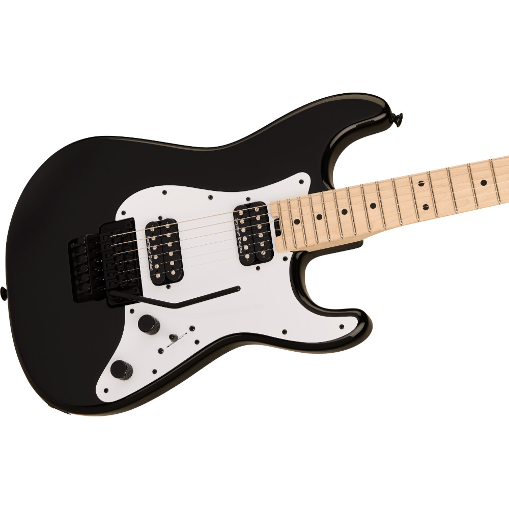 Charvel シャーベル Pro-Mod So-Cal Style 1 HH FR M Gloss Black エレキギター ボディ斜めアングル画像