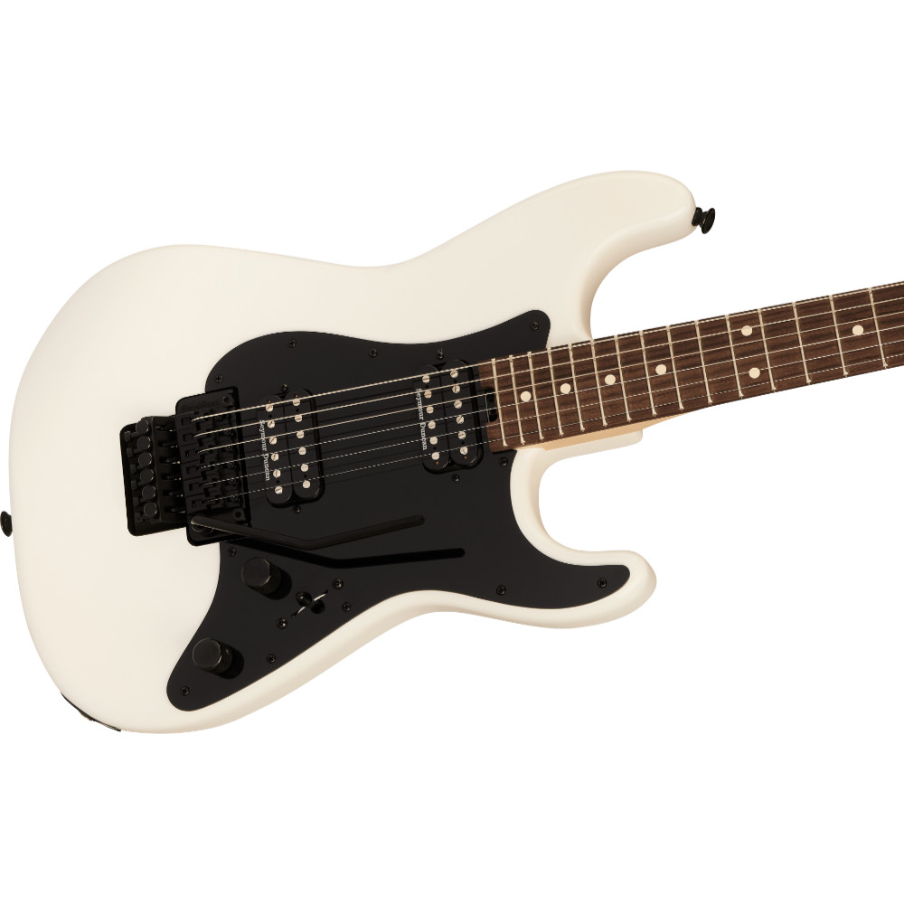 Charvel シャーベル Pro-Mod So-Cal SC1 Style 1 HH FR RW Snow White エレキギター ボディ斜めアングル画像