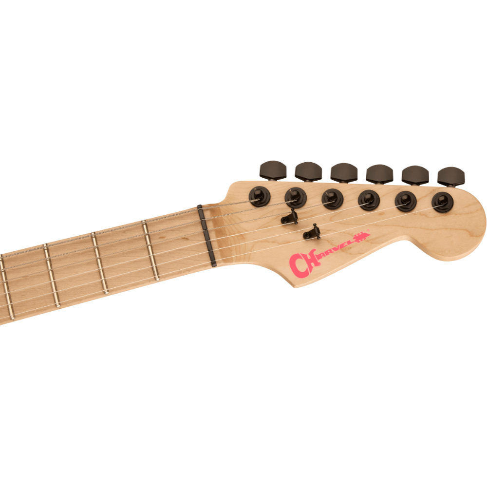 Charvel シャーベル Limited Edition Sean Long Signature Pro-Mod San Dimas Style 1 HH HT M Neon Pink エレキギター ヘッド画像
