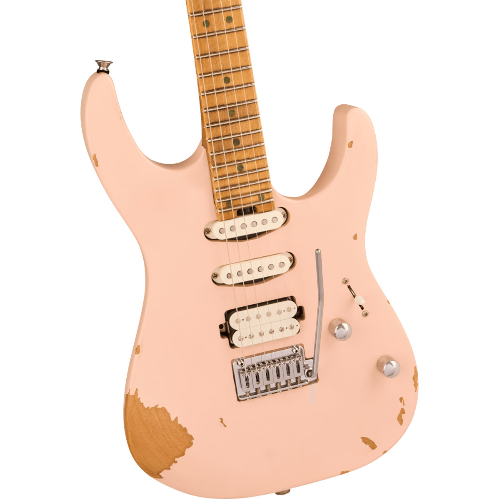 Charvel シャーベル Pro-Mod Signature Rick Graham DK24 2PT CM Worn Shell Pink エレキギター ボディ画像