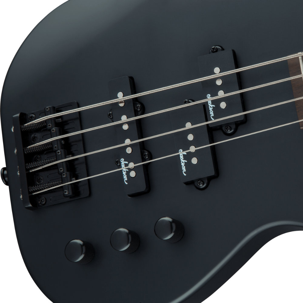 Jackson ジャクソン JS Series Concert Bass Minion JS1X Satin Black エレキベース ボディアップ画像