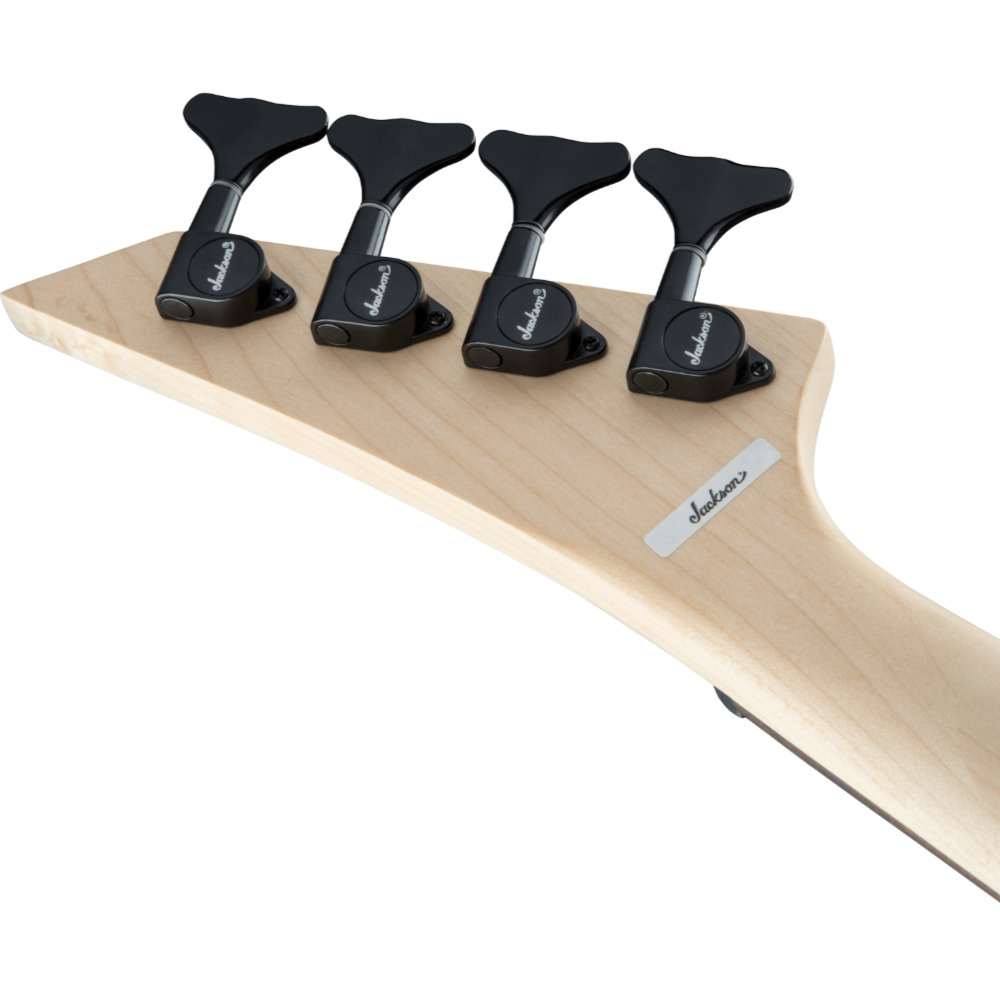 Jackson ジャクソン JS Series Concert Bass Minion JS1X Satin Black エレキベース ヘッドバック画像