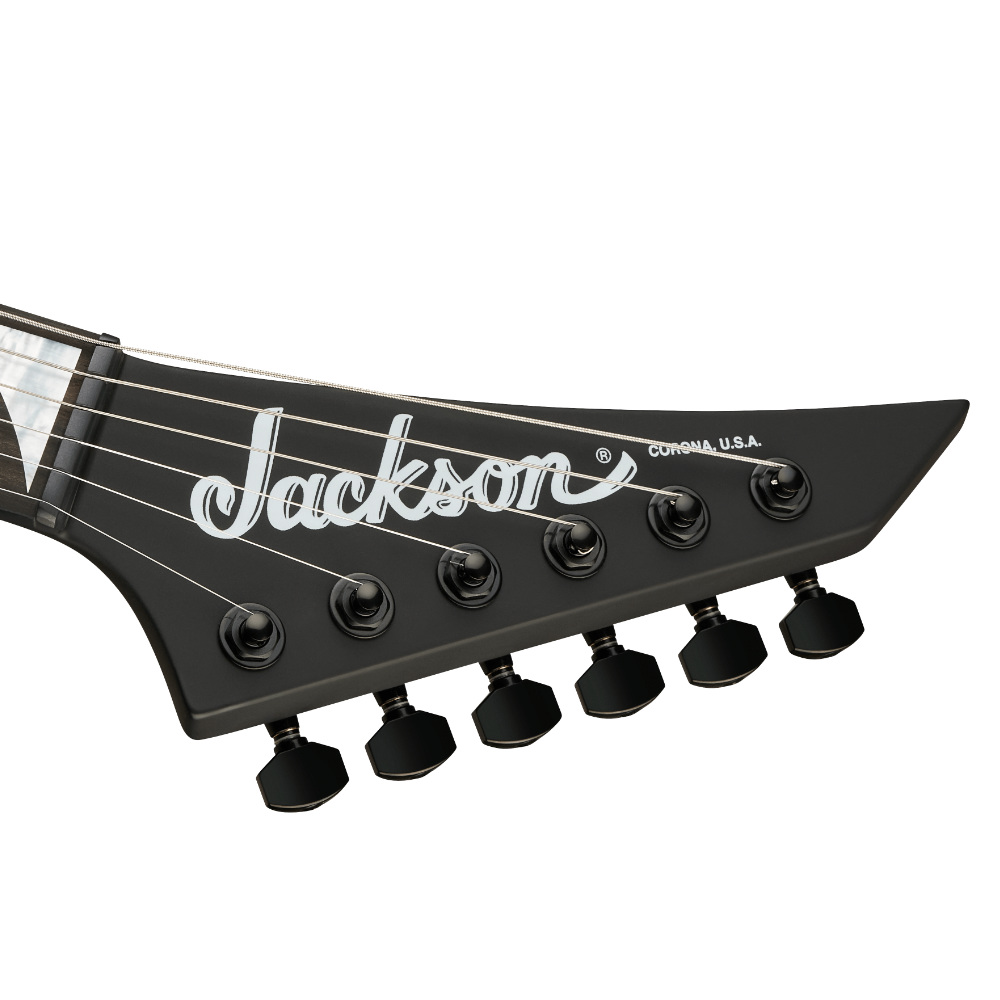 Jackson ジャクソン American Series Rhoads RR24 SATIN BLACK エレキギター ヘッド画像