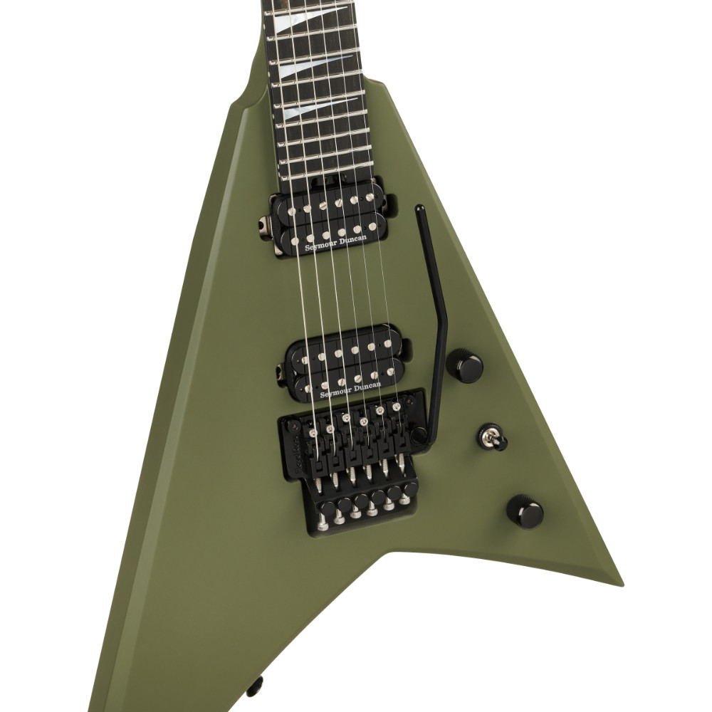 Jackson ジャクソン American Series Rhoads RR24 MATTE ARMY DRAB エレキギター ボディ画像 