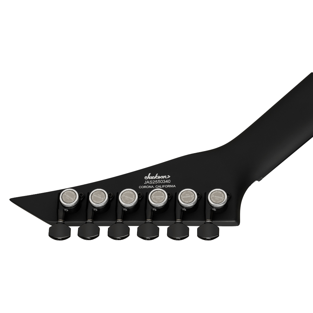 Jackson ジャクソン American Series Rhoads RR24 HT SATIN BLACK エレキギター ヘッド裏画像