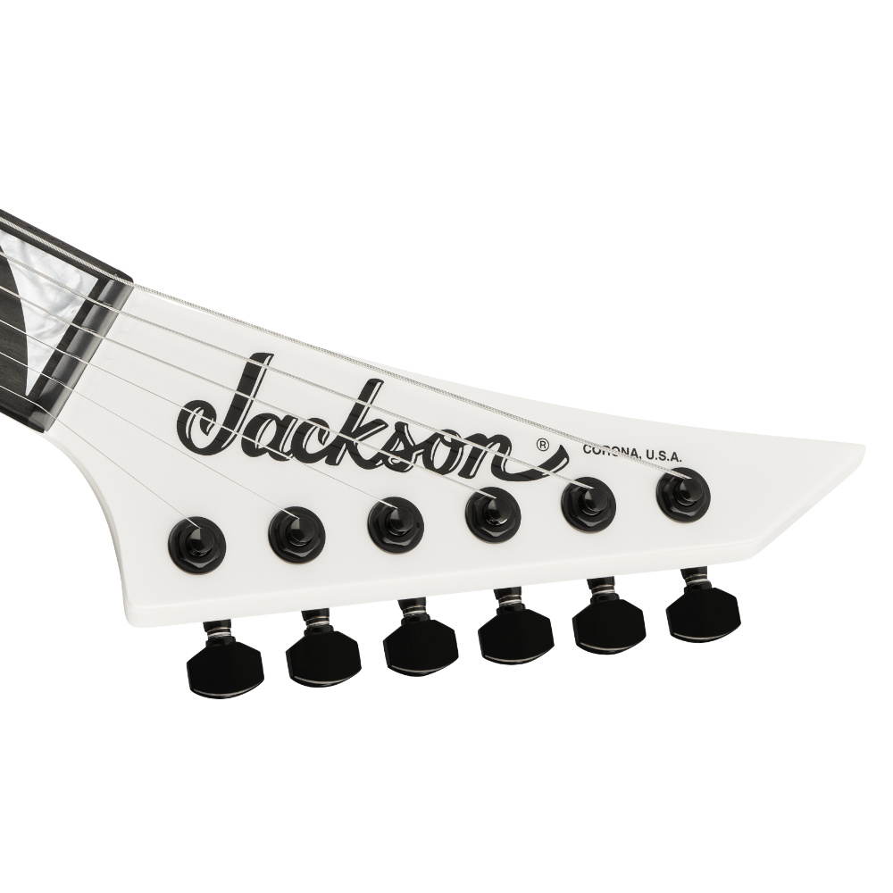 Jackson ジャクソン American Series Rhoads RR24 HT SNOW WHITE エレキギター ヘッド裏画像