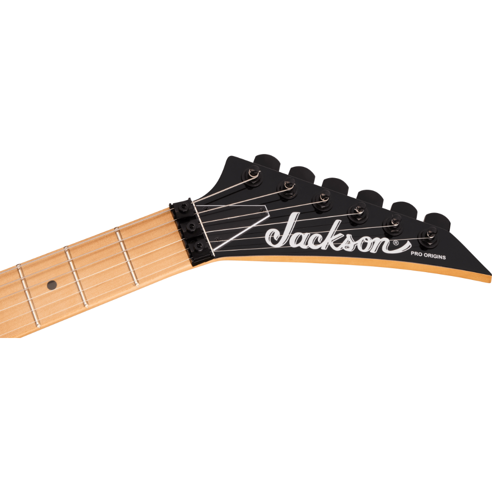 Jackson ジャクソン Pro Origins 1985 San Dimas SD1 HH FR Maple Fingerboard Gloss Black エレキギター ヘッド