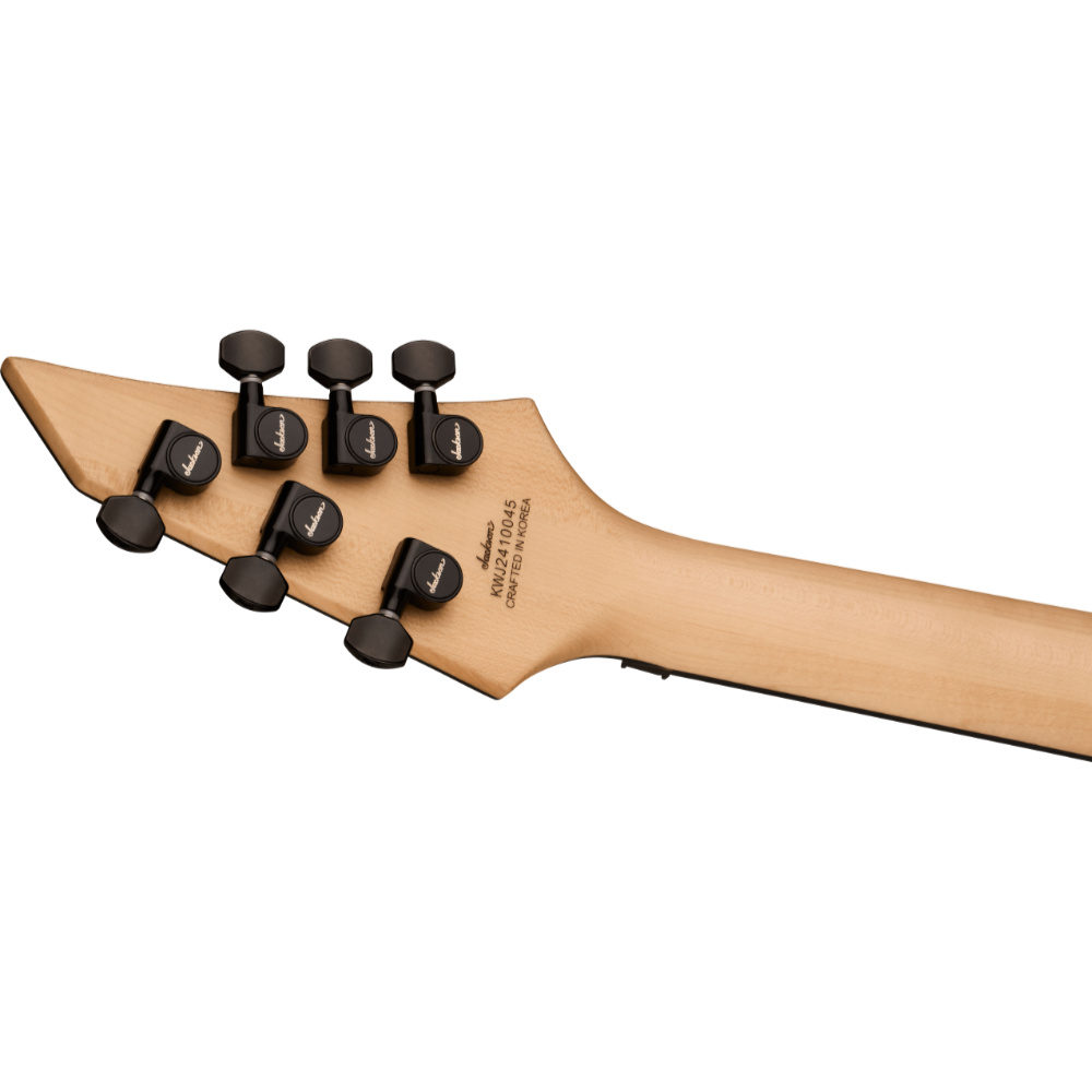 Jackson ジャクソン Pro Plus Signature Chris Broderick Soloist 6 Transparent Black エレキギター ヘッドバック画像