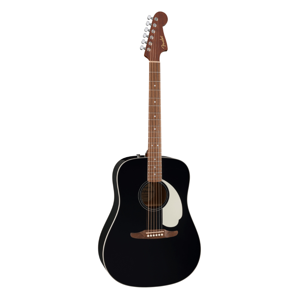Fender フェンダー California Standard Redondo Black アコースティックギター 斜めアングル画像
