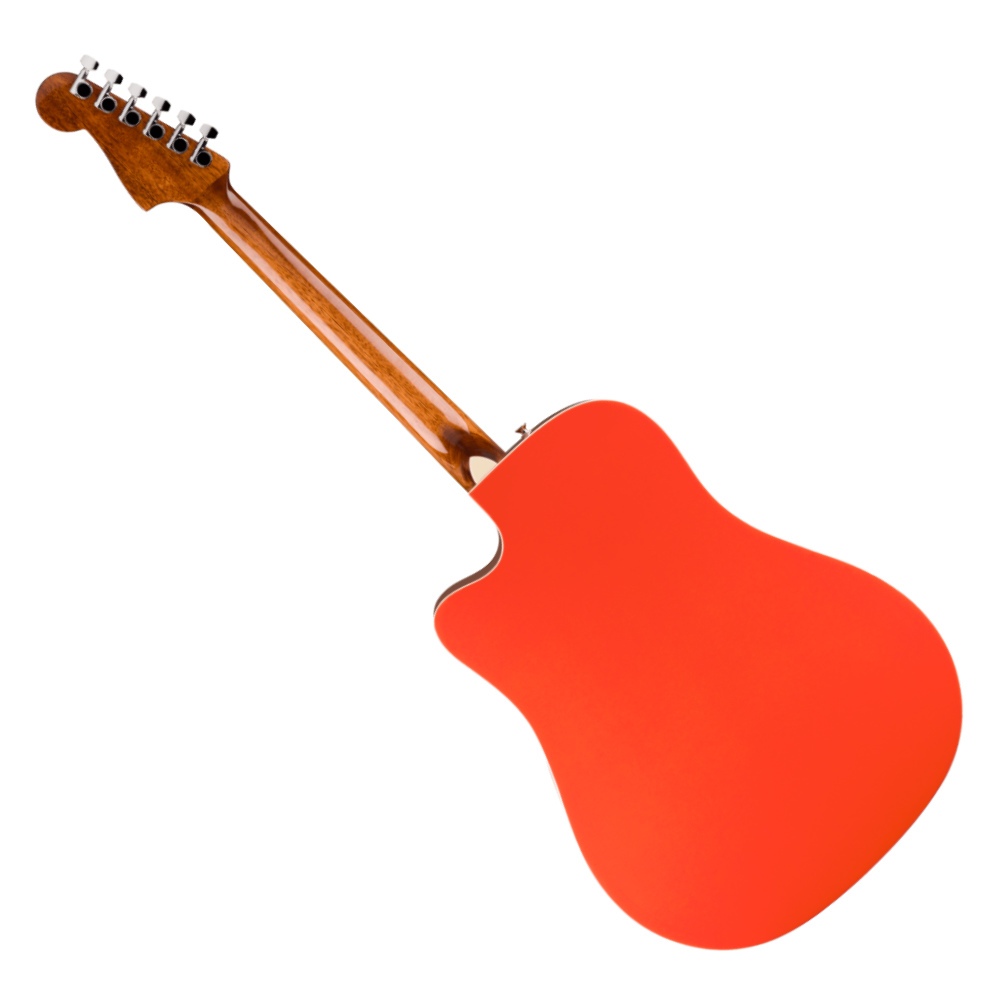 Fender フェンダー California Standard Redondo CE Fiesta Red エレクトリックアコースティックギター バック画像