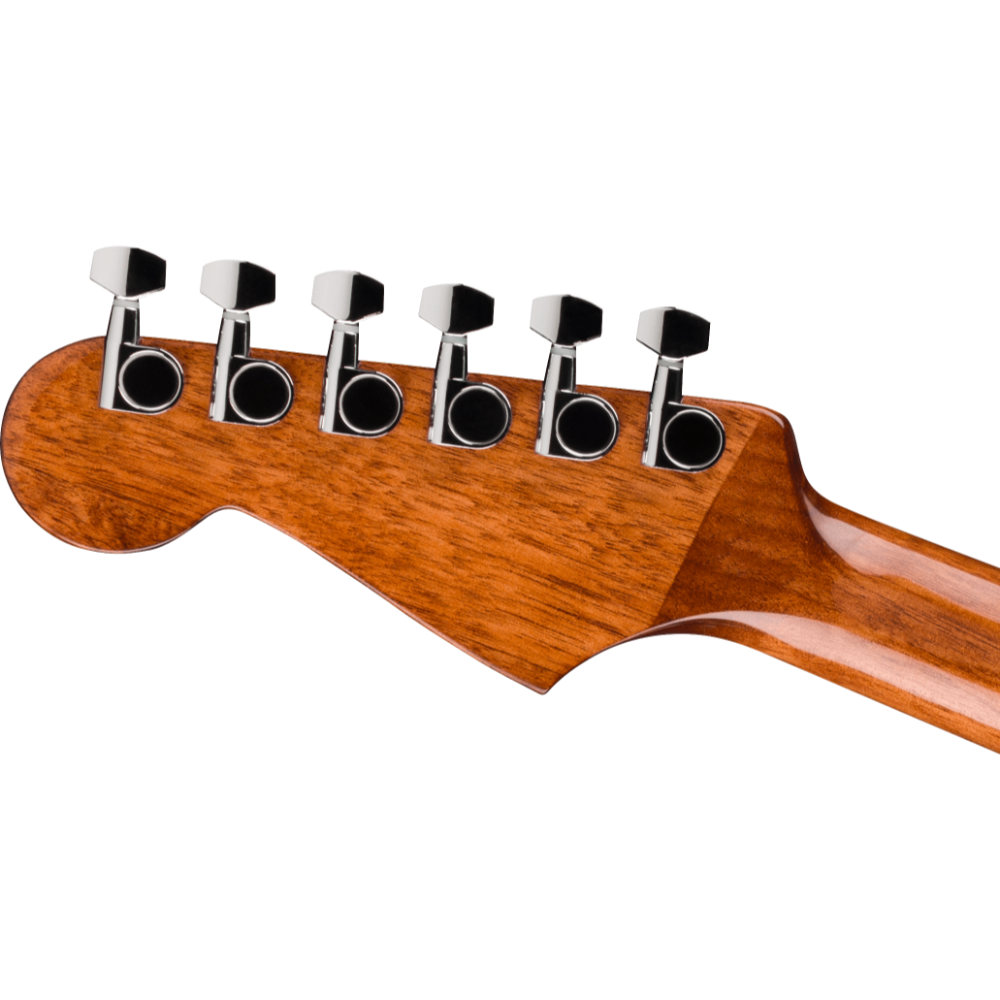 Fender フェンダー California Standard Redondo Mini with Bag Black アコースティックギター ヘッドバック画像